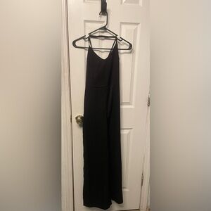 Elegant Black wide-leg jumpsuit